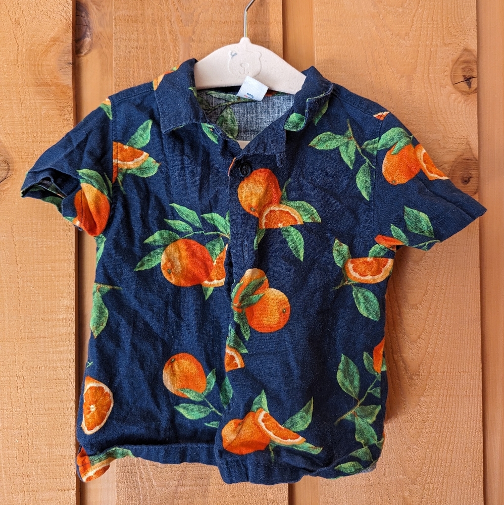 Toddler button down